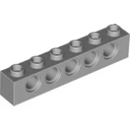 3894c86 - LEGO világosszürke technic kocka 1 x 6 méretű