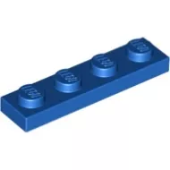 3710c7 - LEGO kék lap 1 x 4 méretű