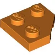 26601c4 - LEGO narancssárga lap 2 x 2 méretű, lecsapott sarokkal