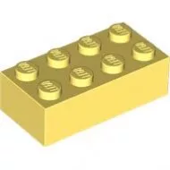 3001c103 - LEGO élénk világos sárga kocka 2 x 4 méretű