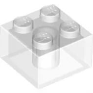 3003c12 - LEGO átlátszó kocka 2 x 2 méretű