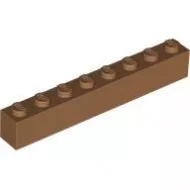 3008c150 - LEGO közepes nugát kocka 1 x 8 méretű