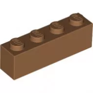 3010c150 - LEGO közepes nugát kocka 1 x 4 méretű