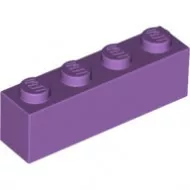 3010c157 - LEGO közepes levendula kocka 1 x 4 méretű