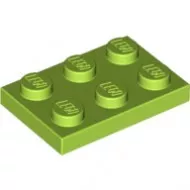 3021c34 - LEGO lime lap 2 x 3 méretű