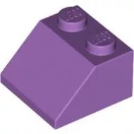 3039c157 - LEGO közepes levendula kocka 45° elem 2 x 2 méretű