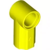 32013c236 - LEGO neon sárga technic csatlakozó pin és tengely 90° elforgatva