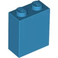3245cc153 - LEGO sötét azúr kocka 1 x 2 x 2 méretű