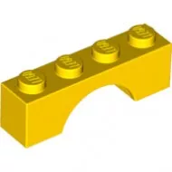3659c3 - LEGO sárga boltív 1 x 4 méretű