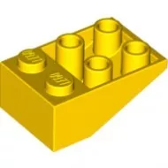 3747bc3 - LEGO sárga kocka inverz 33° elem 3 x 2 méretű
