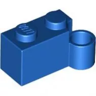 3831c7 - LEGO kék zsanér kocka alj 1 x 2 méretű