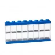 40660005 - LEGO kék minifigura kiállító, tároló doboz 16 minifigurához