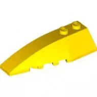 41748c3 - LEGO sárga lejtő kocka 6 x 2 méretű, lecsapott, balos