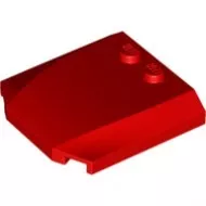 45677c5 - LEGO piros lap 4 x 4 x 2/3 lecsapott, íves (motorháztető)