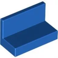 4865bc7 - LEGO kék fal lekerekített sarkokkal 1 x 2 x 1 méretű