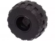 6014bc04c11 - LEGO fekete kerék 11mm átm. x 12mm, fekete 24 x 12 R abronccsal