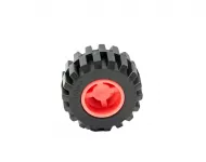 6014bc05c220 - LEGO korall kerék 11mm átm. x 12mm, kicsi széles abronccsal