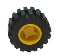 6014bc05c3 - LEGO sárga kerék 11mm átm. x 12mm, kicsi széles abronccsal
