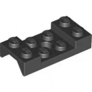 60212c11 - LEGO fekete sárhányó 2 x 4 méretű lyukkal