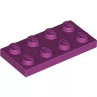 3020c71 - LEGO magenta lap 2 x 4 méretű