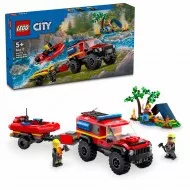 60412 - LEGO City 4x4 Tűzoltóautó mentőcsónakkal