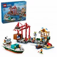 60422 - LEGO City - Tengerparti kikötő teherszállító hajóval