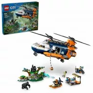 60437 - LEGO City - Dzsungelkutató helikopter a bázison