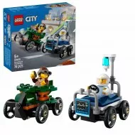 60459 - LEGO City - Repülő vs. kórházi ágy, versenyautós csomag