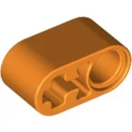 60483c4 - LEGO narancssárga technic kar 1 x 2 méretű, x-tengely csatlakozóval, pinnel
