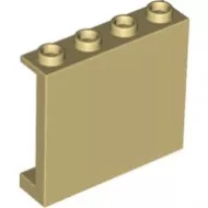 60581c2 - LEGO világos krémszínű (tan) panel 1 x 4 x 3 méretű