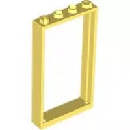 60596c103 - LEGO élénk világos sárga ajtókeret 1x4x6 méretű