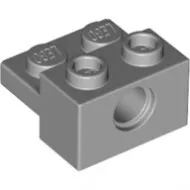 73109c86 - LEGO világosszürke technic kocka 1 x 2 méretű, pin foglalattal, 1 x 2 méretű lappal