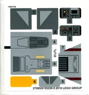 75158stk01a - LEGO Matrica lap - 75158 készlethez