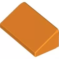 85984c4 - LEGO narancssárga 30° lejtő 1 x 2 x 2/3 méretű