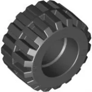 87697c11 - LEGO fekete abroncs 21mm x 12mm méretű