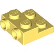 99206c103 - LEGO élénk világos sárga lap 2 x 2 x 2/3 méretű, 2 bütyökkel az oldalán