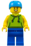 cty1138 - LEGO minifigura gördeszkás fiú