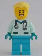 cty1345 - LEGO City Dr. Spetzel minifigura