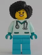 cty1346 - LEGO City Dr. Flieber minifigura