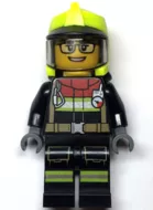 cty1544 - LEGO minifigura tűzoltónő