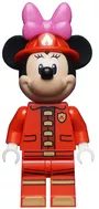 dis051 - LEGO Minnie Egér tűzoltó minifigura