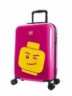 20181-1983 LEGO ColourBox Minifigure Head bőrönd - sötét rózsaszín