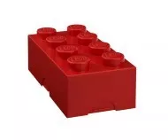 40231730 LEGO Tároló doboz 2x4-es, uzsonnás doboz, piros színben