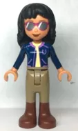 frnd552 - LEGO Friends Savannah sötétkék dzsekiben