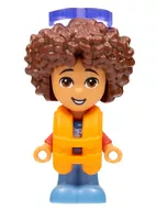 frnd557 - LEGO Friends Santiago pici minifigura, mentőmellényben