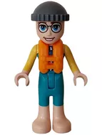 frnd649 - LEGO Friends Gunnar minifigura mentőmellényben