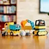 10931 - LEGO DUPLO Város Teherautó és lánctalpas exkavátor