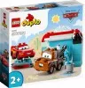 10996serult - LEGO DUPLO Disney™ Villám McQueen és Matuka vidám autómosása - Sérült dobozos!