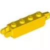 30387c3 - LEGO sárga kocka 1 x 4 méretű zsanér 1 és 2 csatlakozóval