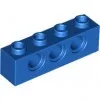 3701c7 - LEGO kék technic kocka 1 x 4 méretű